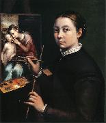 Sofonisba Anguissola Self ortrait painting